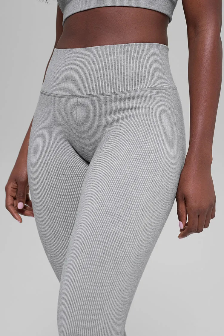 Legging High-waist Seamless Two Tone Rib