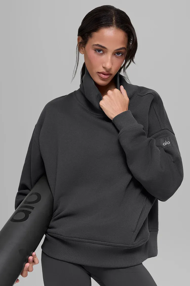 Moletom Hazy Mock Neck