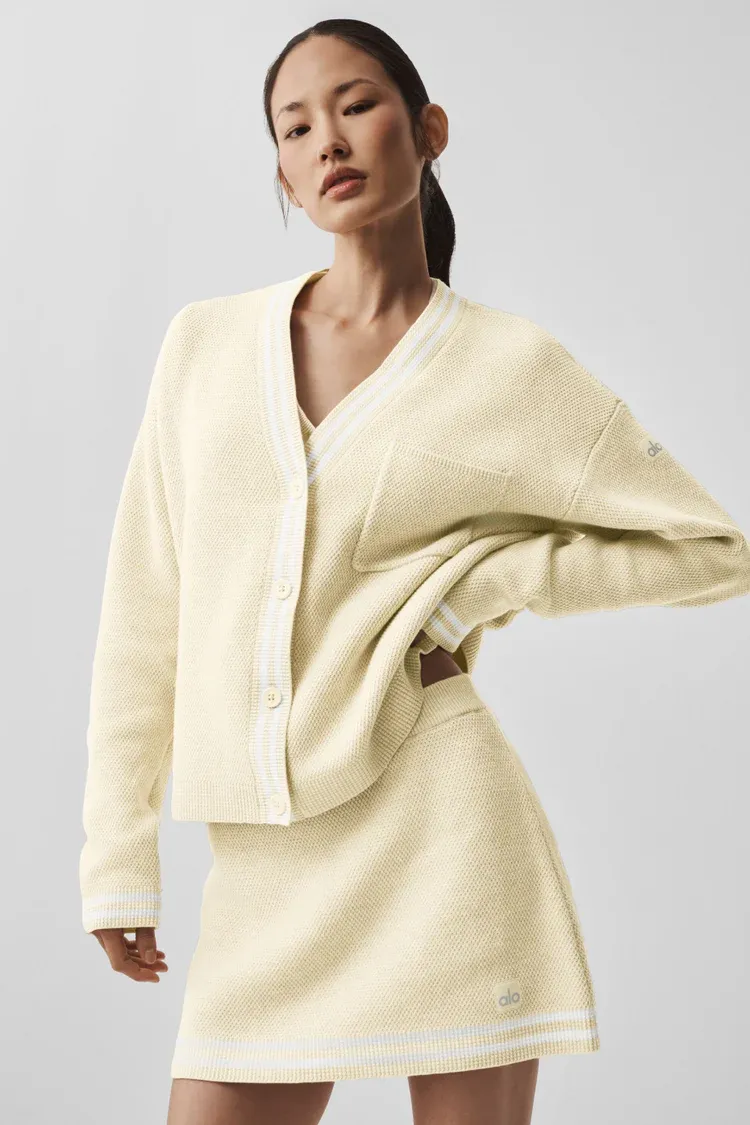Cardigan Tennis Club Sweater Knit