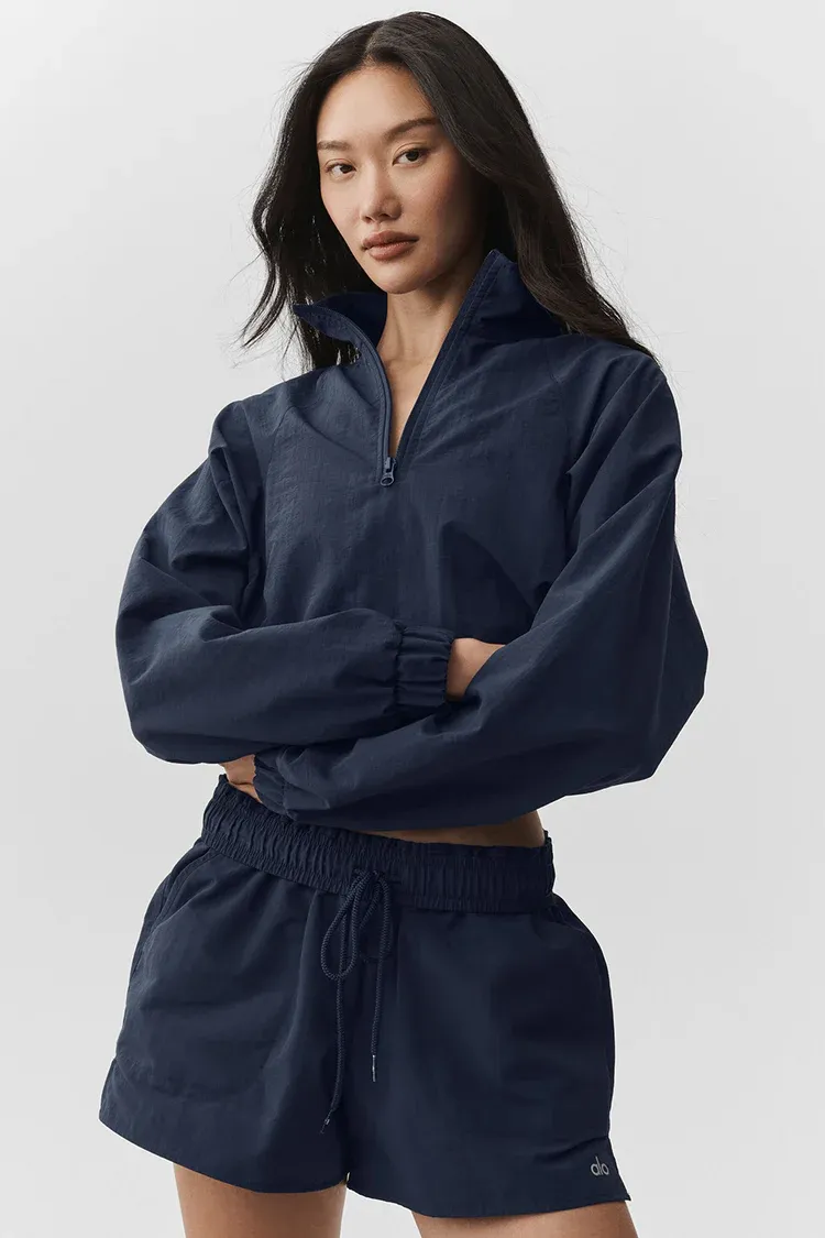 Casaco Cropped 1/4 Zip Alumni
