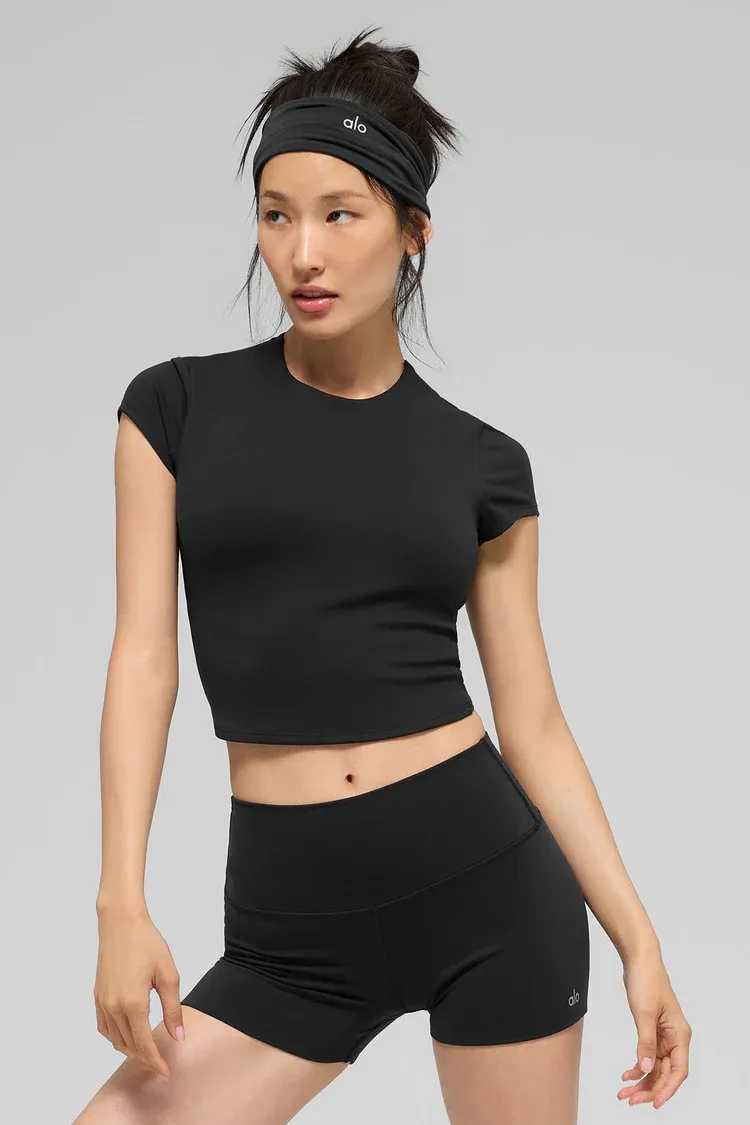 Blusa Alo Softsculpt Precision Manga Curta