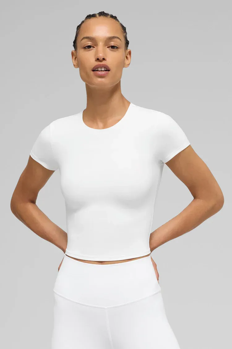 Blusa Alo Softsculpt Precision Manga Curta